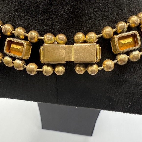 Art Deco amethyst glass necklace - Picture 10 of 14